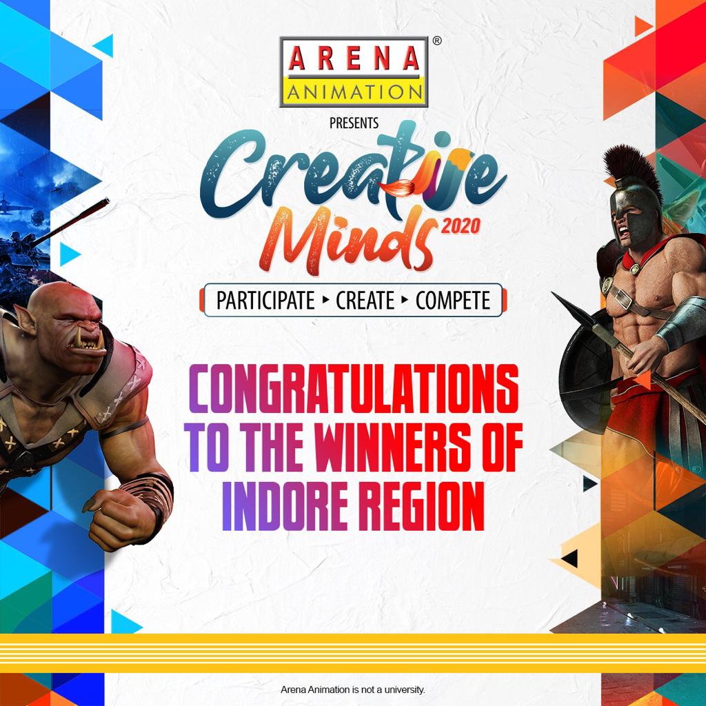 Arena Geeta Bhawan Bags 06 Awards with 3 Gold, 2 Silver & 1 Bronze in  Creative Minds 2020 – Arena Geeta Bhawan, Indore